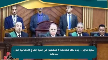 تنويه عاجل.. بدء نظر محاكمة 6 متهمين في خلية المرج الإرهابية خلال ساعات